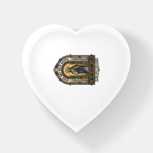 Jesus Art Deco Gospel Jesus Art Deco Christian Fai Paperweight