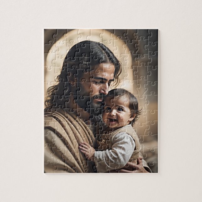 Jesus art jigsaw puzzle (Vertical)