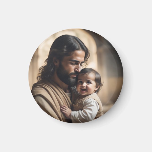Jesus art magnet (Front)