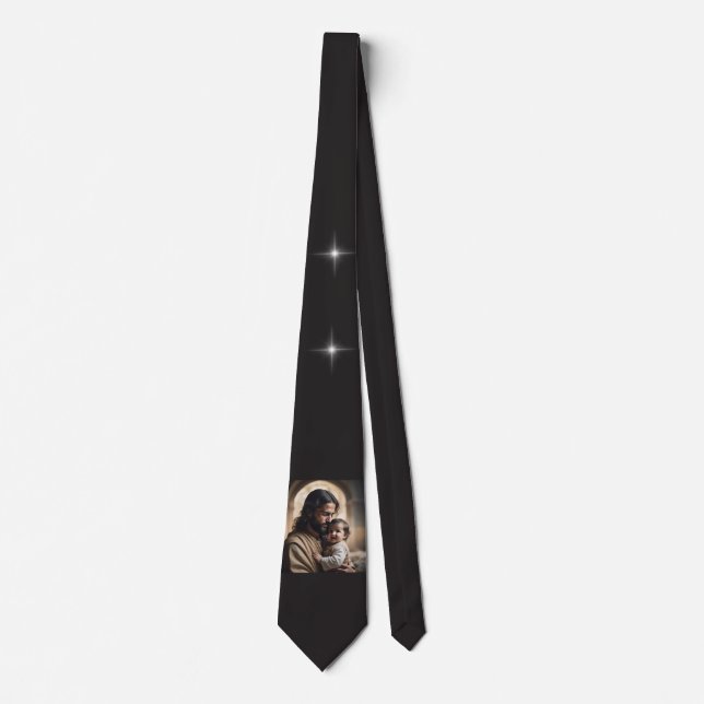 Jesus art neck tie (Front)