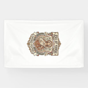 Jesus Art Nouveau Sacred Poster Jesus Art Nouveau Banner