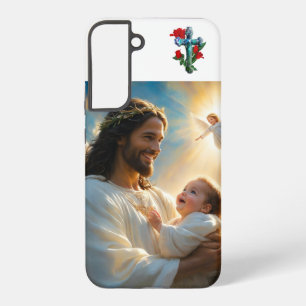 Jesus art samsung galaxy s22+ case