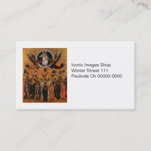 Jesus Ascension to Heaven Business Card