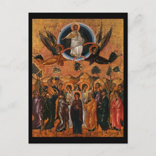 Jesus Ascension to Heaven Postcard