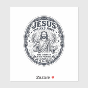 Jesus ASL Deaf Community Inclusion Shirt Christian Sticker