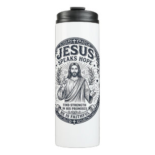 Jesus ASL Deaf Community Inclusion Shirt Christian Thermal Tumbler