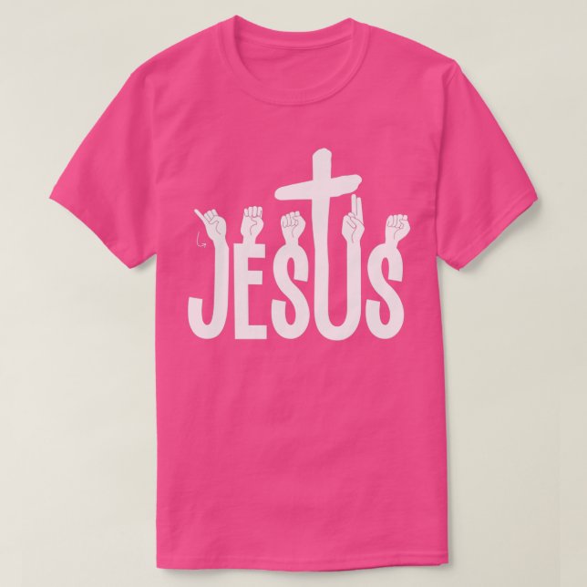 JESUS ASL T-Shirt (Design Front)