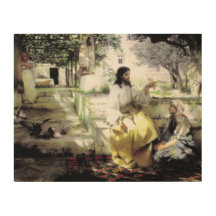 Jesus at the home of Martha and Mary.