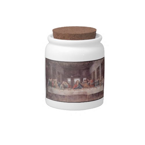 Jesus at The Last Supper Leonardo da Vinci Candy Jar