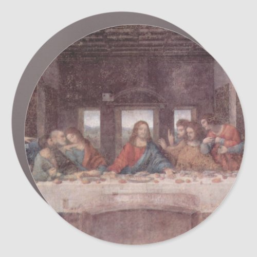 Jesus at The Last Supper Leonardo da Vinci Car Magnet