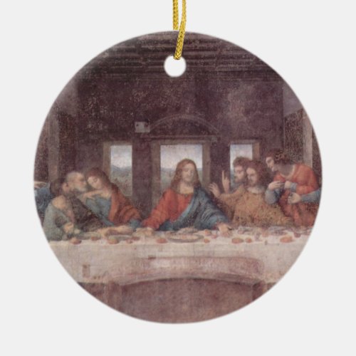 Jesus at The Last Supper Leonardo da Vinci Ceramic Ornament