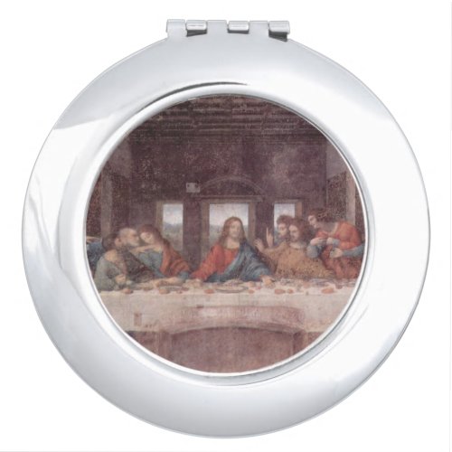 Jesus at The Last Supper Leonardo da Vinci Compact Mirror