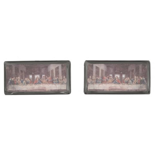 Jesus at The Last Supper Leonardo da Vinci Cufflinks