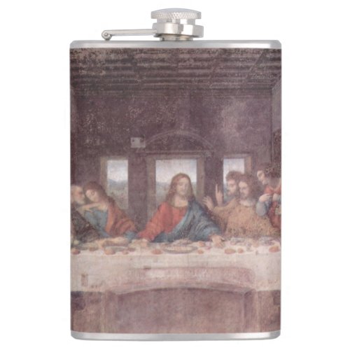 Jesus at The Last Supper Leonardo da Vinci Flask