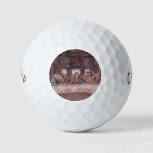 Jesus at The Last Supper Leonardo da Vinci Golf Balls