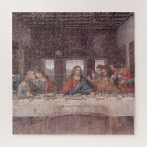 Jesus at The Last Supper Leonardo da Vinci Jigsaw Puzzle