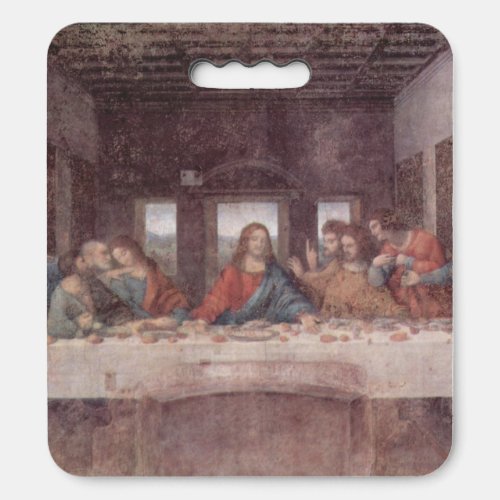 Jesus at The Last Supper Leonardo da Vinci Seat Cushion