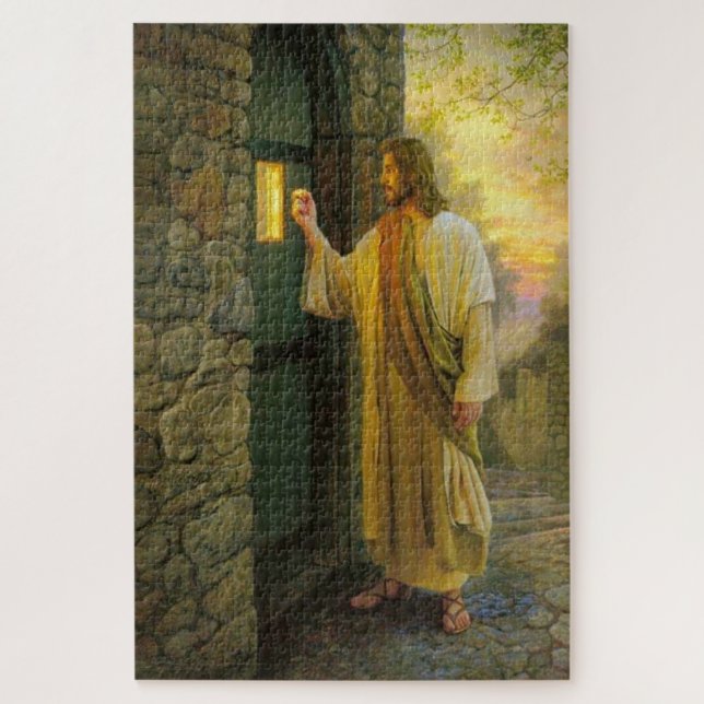 Jesus At Your Door Vintage  Jigsaw Puzzle (Vertical)