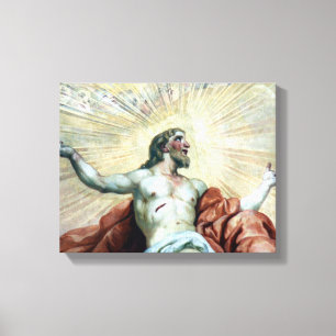 jesus aura canvas print