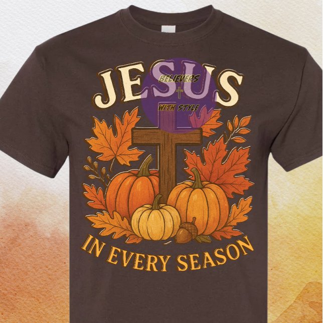 Jesus - Autumn - Christian T-Shirt (Creator Uploaded)