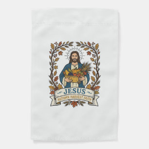 Jesus Autumn Harvest Faith Jesus Autumn Harvest Ch Garden Flag