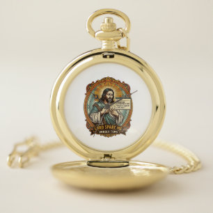 Jesus Bad Autocorrect Message Boss Embarrassing Wo Pocket Watch