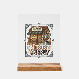 Jesus Bakery Storefront Jesus Bakery Storefront Ch Acrylic Sign