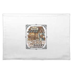 Jesus Bakery Storefront Jesus Bakery Storefront Ch Cloth Placemat