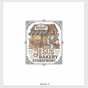 Jesus Bakery Storefront Jesus Bakery Storefront Ch Sticker