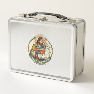 Jesus Bank Card Blocked Suspicious Bar Tab Fraud H Metal Lunch Box