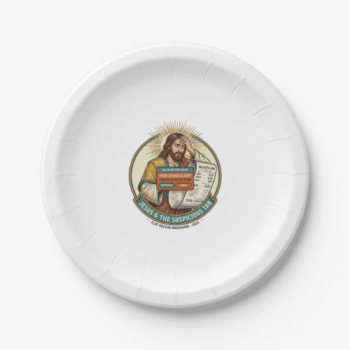 Jesus Bank Card Blocked Suspicious Bar Tab Fraud H Paper Plates