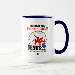 Jesus: Baphomet Killer Mug