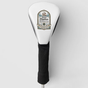 Jesus Baptism Certificate Style Jesus Baptism Cert Golf Head Cover
