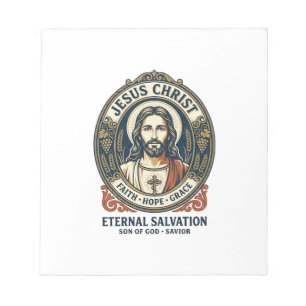 Jesus Barber Mens Grooming Graphic Tee Christian A Notepad