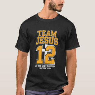 Jesus Baseball Team Jesus Christian Matthew 2819 V T-Shirt