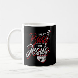 Jesus Bassist Christian Bass Player Bass Guitar Coffee Mug