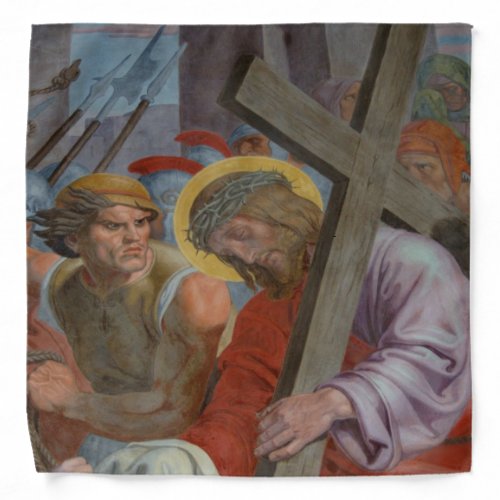 Jesus Bearing His Cross Bandana