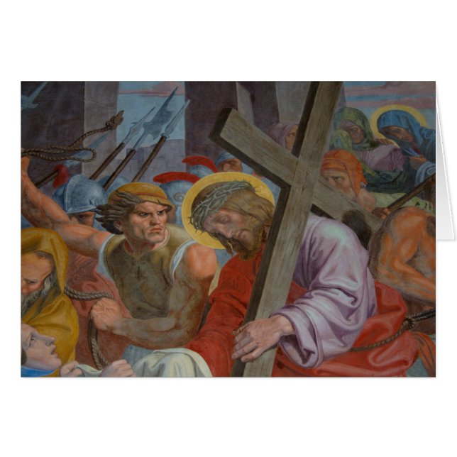 Jesus Bearing His Cross Cards (Front Horizontal)