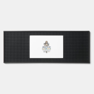 Jesus Beauty Salon Hairstylist T-Shirt Inspiration Bar Mat