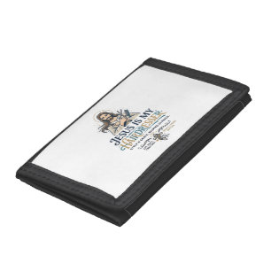 Jesus Beauty Salon Hairstylist T-Shirt Inspiration Trifold Wallet