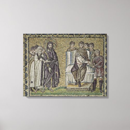 Jesus before Pontius Pilate Canvas Print