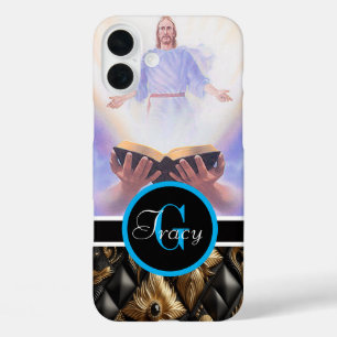 Jesus bible held with hand  iPhone 16 plus case