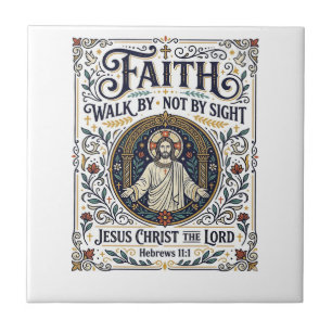 Jesus Bible Journaling Scripture Art Shirt Christi Ceramic Tile