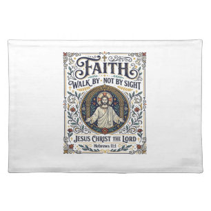 Jesus Bible Journaling Scripture Art Shirt Christi Cloth Placemat
