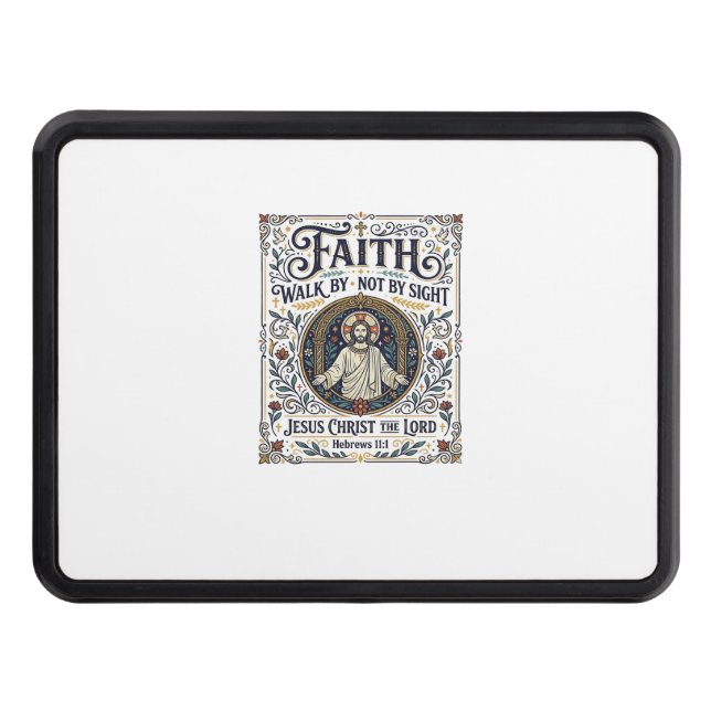 Jesus Bible Journaling Scripture Art Shirt Christi Hitch Cover (Front)