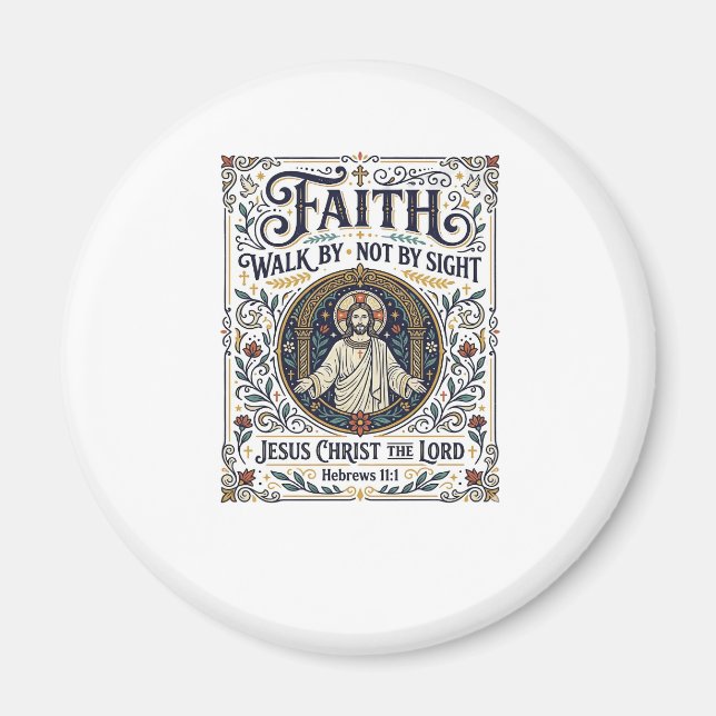 Jesus Bible Journaling Scripture Art Shirt Christi Magnet (Front)