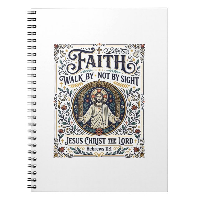 Jesus Bible Journaling Scripture Art Shirt Christi Notebook (Front)