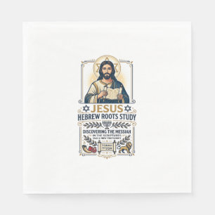 Jesus Bible Languages Hebrew Greek Nerd Shirt Fait Napkins