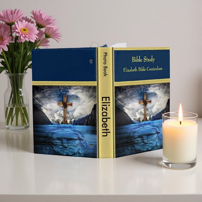 Jesus Bible Study Guide With Gold Texture Mini Binder (Creator Uploaded)