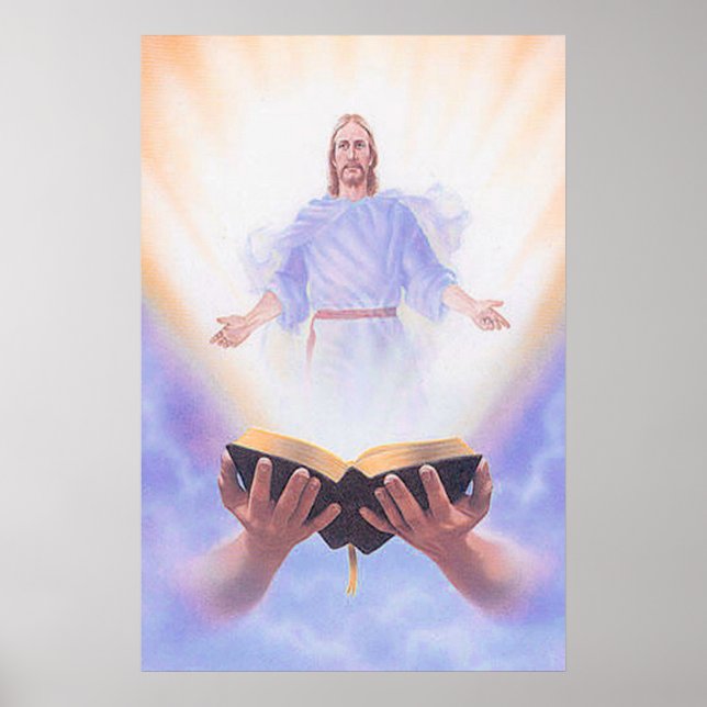Jesus Bible Vintage poster (Front)